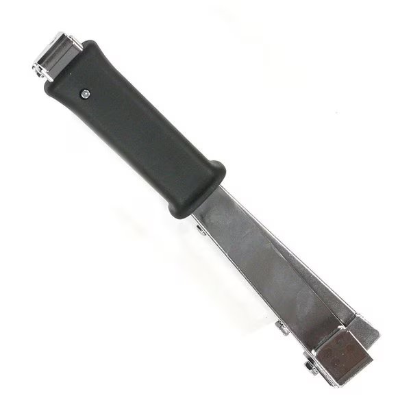 Professional Hammer Tacker Uses T50 Staples 1/4 Inch, 5/16 Inch & 3/8 Inch, Air Locker, Mfr#: A12